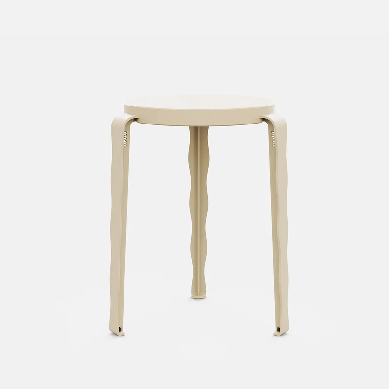 TIPTOE x UCHRONIA - Tabouret LOU monochrome Vague