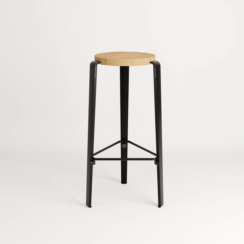 Tabouret de bar - bois éco-certifié - 76cm