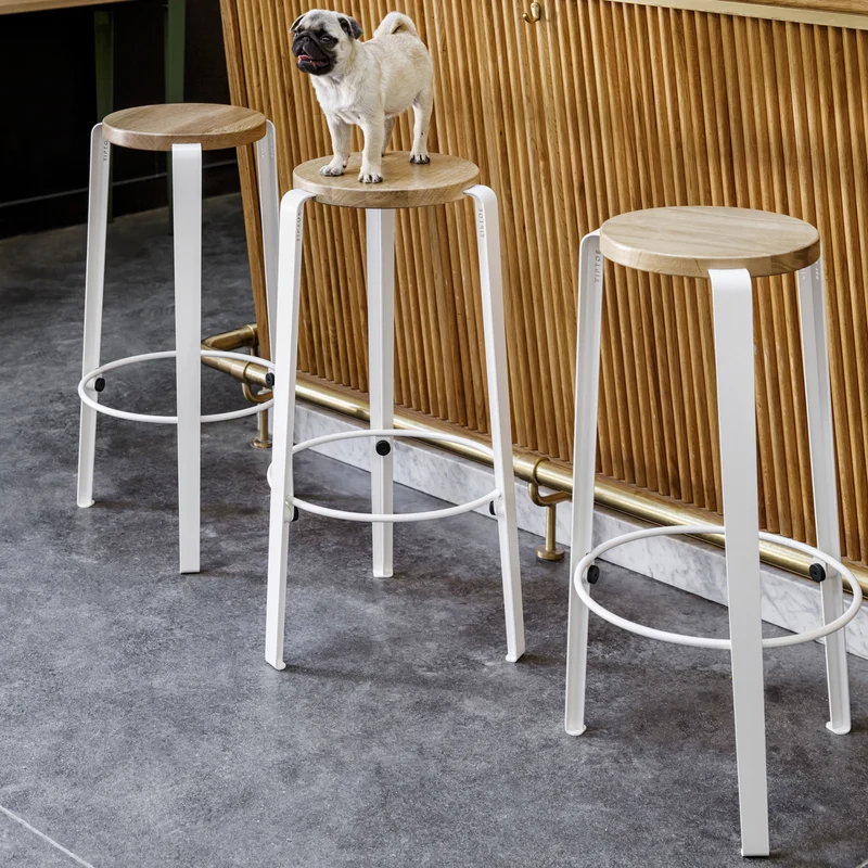 Tabouret de bar - bois éco-certifié - 76cm