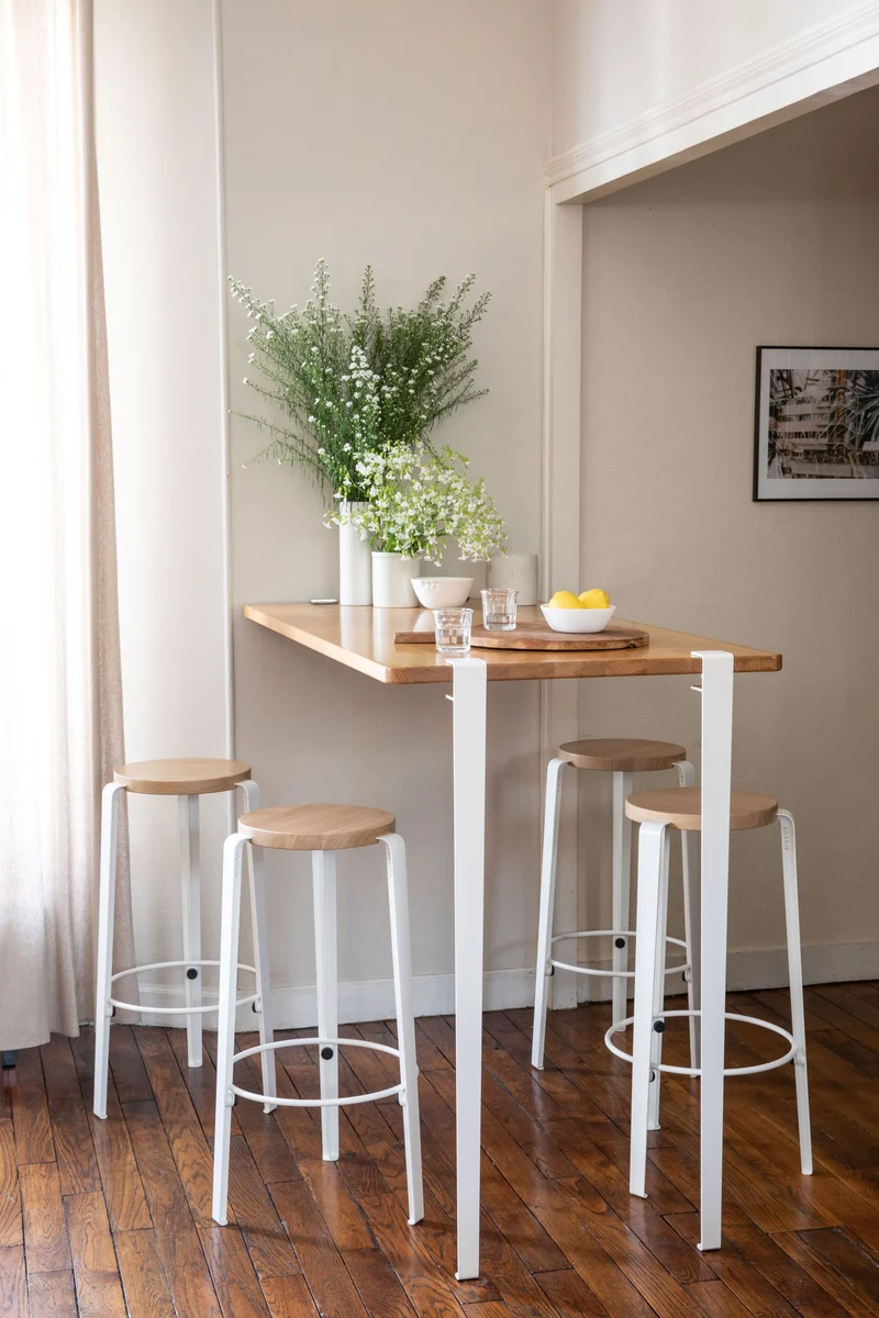 Tabouret de bar - bois éco-certifié - 76cm