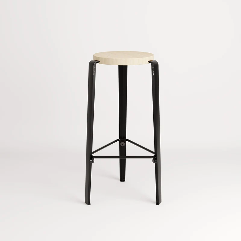 Tabouret de bar - bois éco-certifié - 76cm