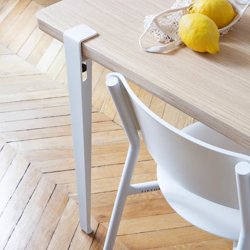 Lot de 4 pieds de table - 75cm