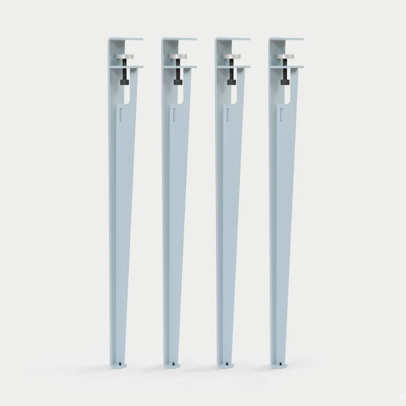 Lot de 4 pieds de table - 75cm