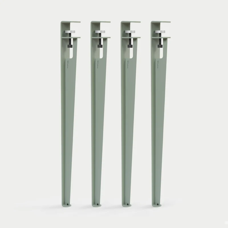 Lot de 4 pieds de table - 75cm
