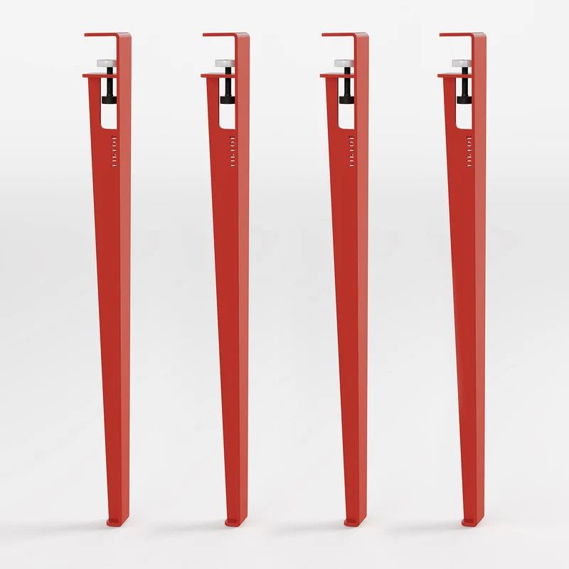 Lot de 4 pieds de table - 75cm
