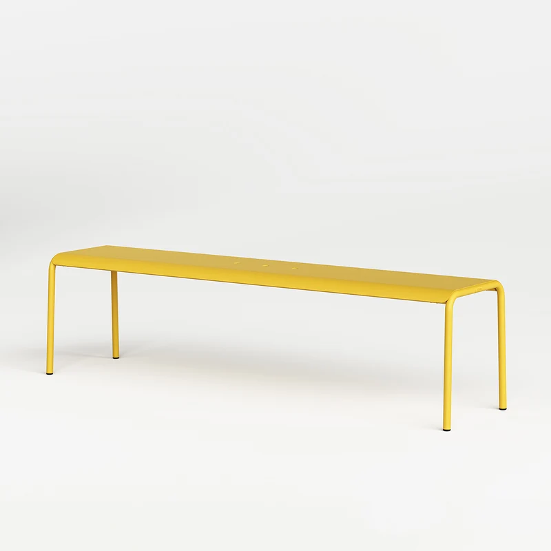 Banc de jardin PANORAMA - acier thermolaqué