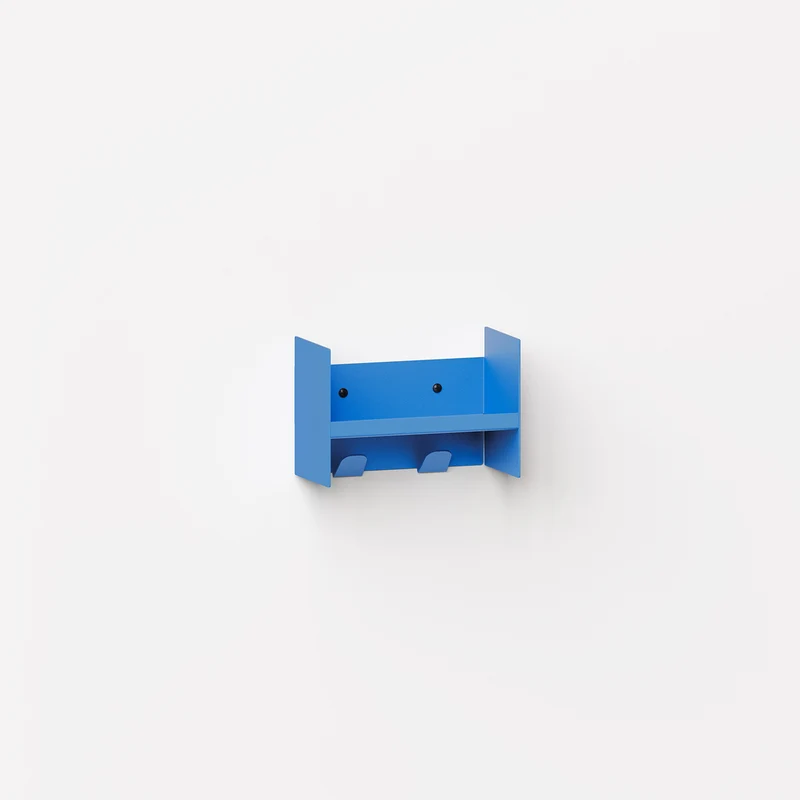 Etagère porte-manteau PLI Slim en acier - 20 à 60cm