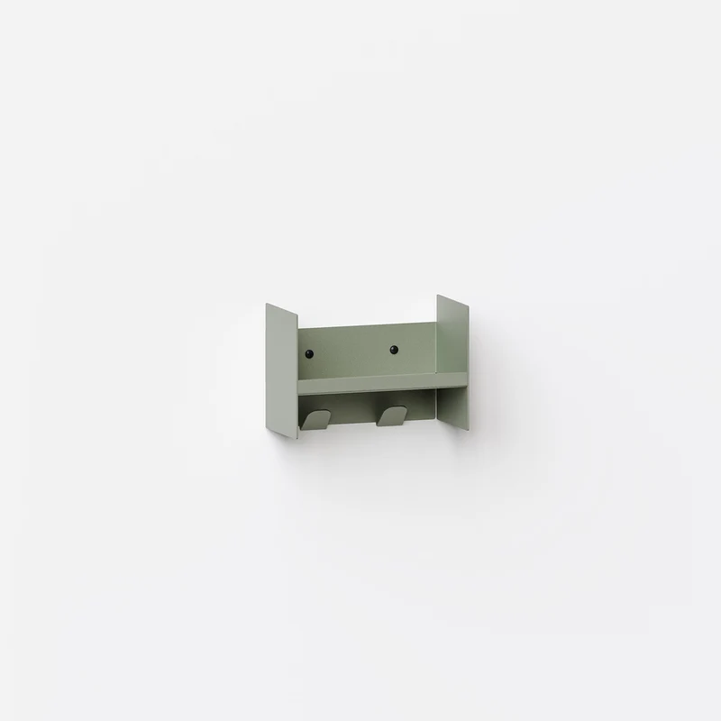 Etagère porte-manteau PLI Slim en acier - 20 à 60cm