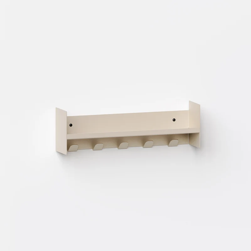 Etagère porte-manteau PLI Slim en acier - 20 à 60cm