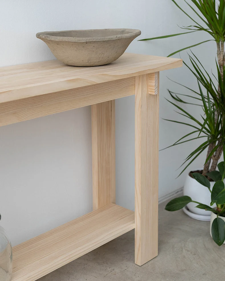 Console Tagomago in solid pine wood 120 x 80 cm