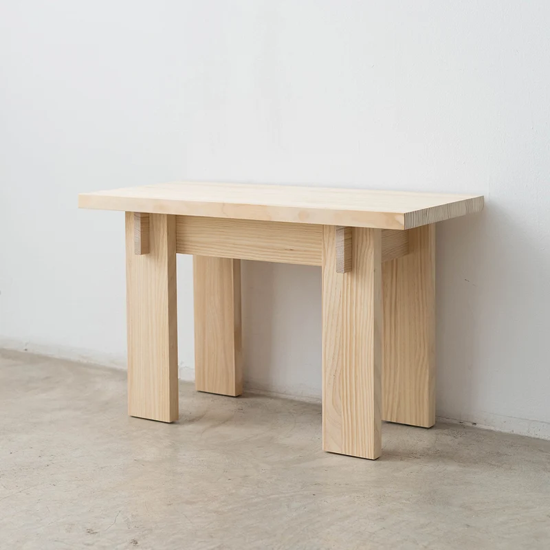 Begur small bench in solid pine wood 75 cm