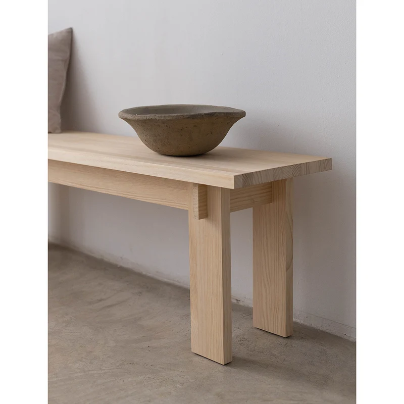 Begur large bench in solid pine wood 150 cm