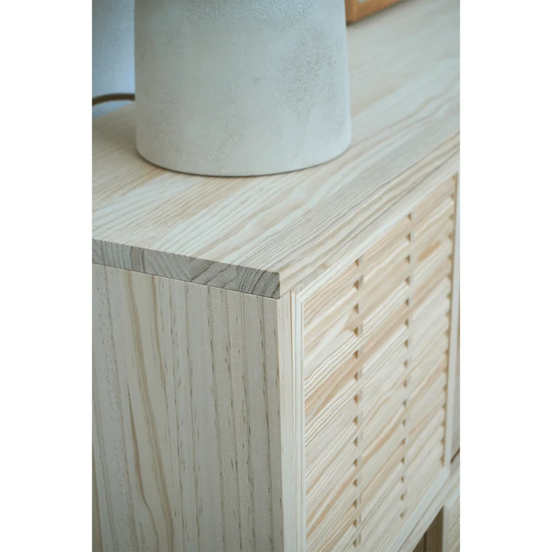 Shelving Morella of pine with 3 or 6 doors mallorquina 160 cm