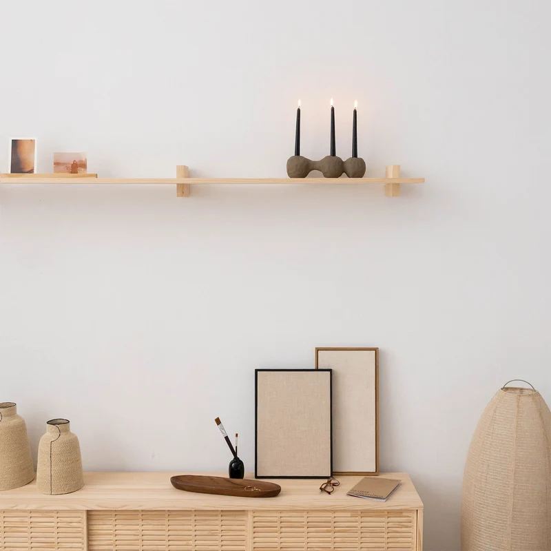 Deyá individual wall shelf from 90 cm to 180 cm