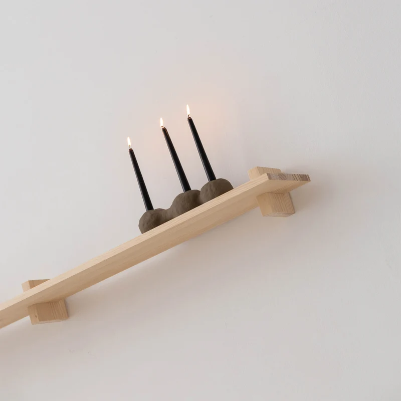 Deyá individual wall shelf from 90 cm to 180 cm