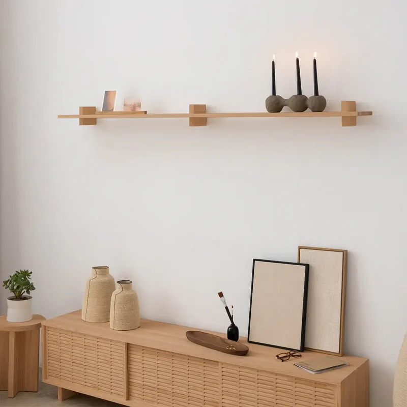 Deyá individual wall shelf from 90 cm to 180 cm