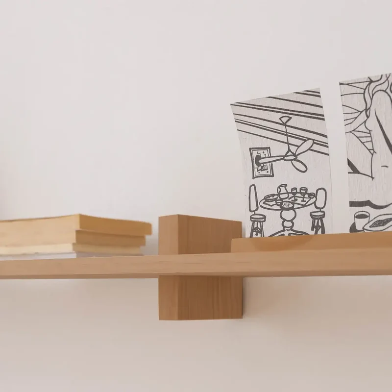 Deyá individual wall shelf from 90 cm to 180 cm
