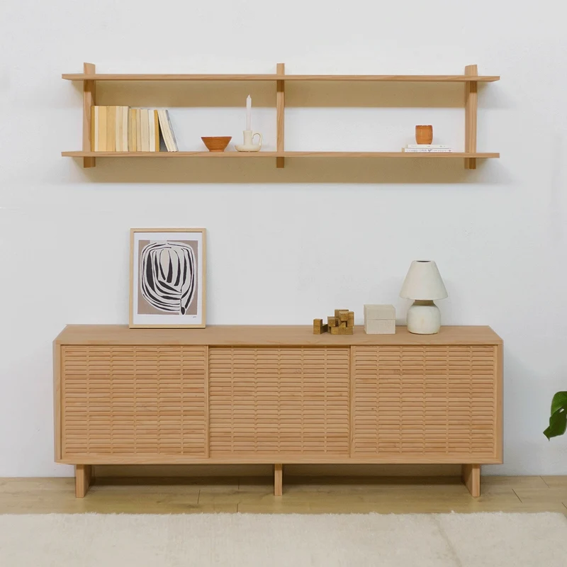 Double wall shelf Soller 90 cm to 180 cm