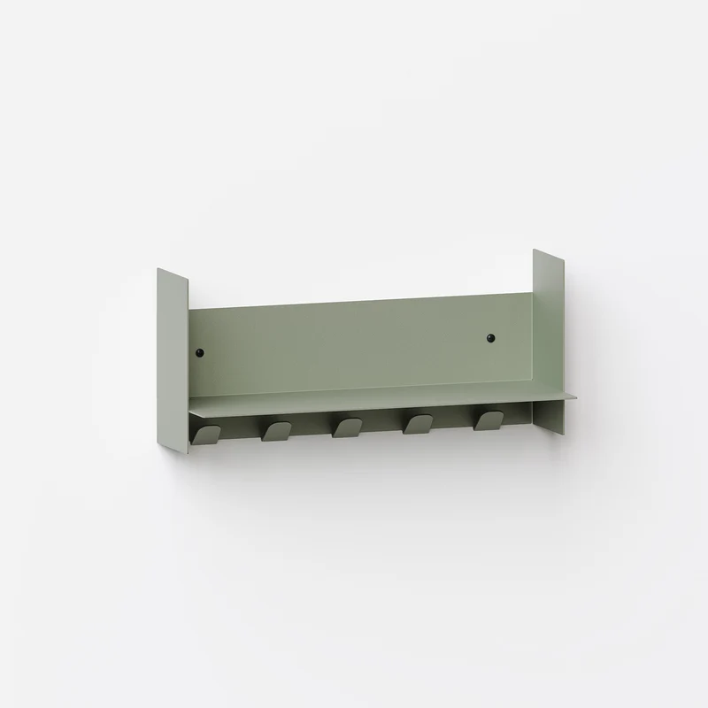 Etagère porte-manteau PLI en acier - 20 à 60cm
