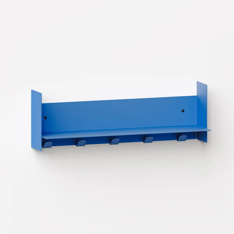 Etagère porte-manteau PLI en acier - 20 à 60cm