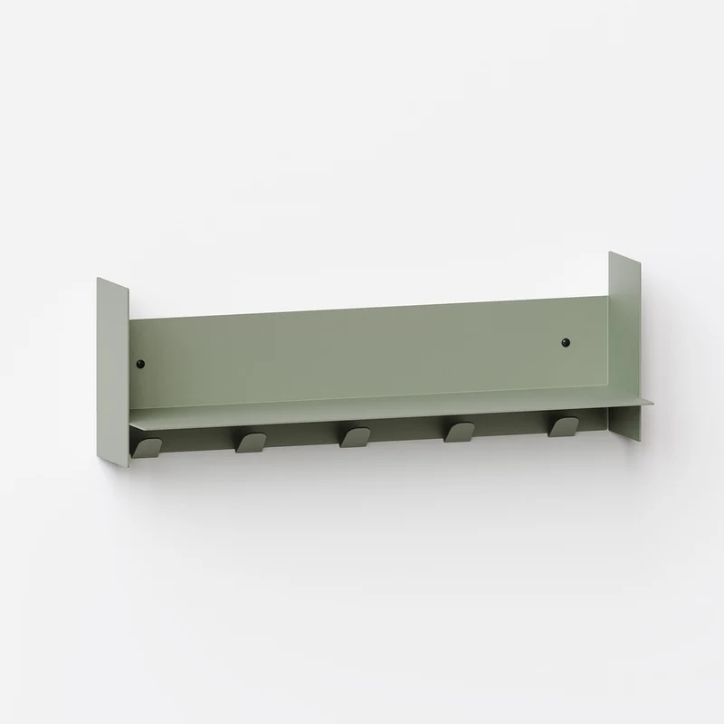 Etagère porte-manteau PLI en acier - 20 à 60cm