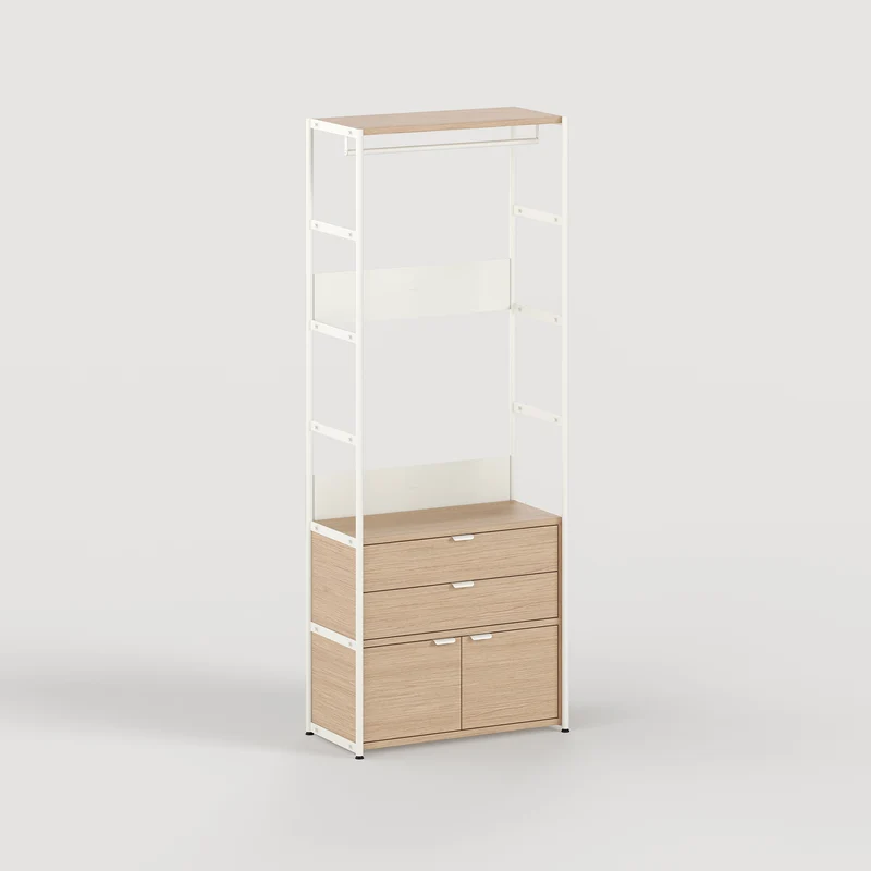 Penderie UNIT - H180 à 215 x L84cm - bois éco-certifié