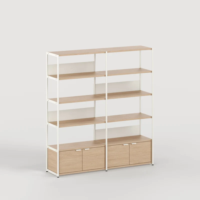 Etagère UNIT - H180 à 215 x L164cm - bois éco-certifié
