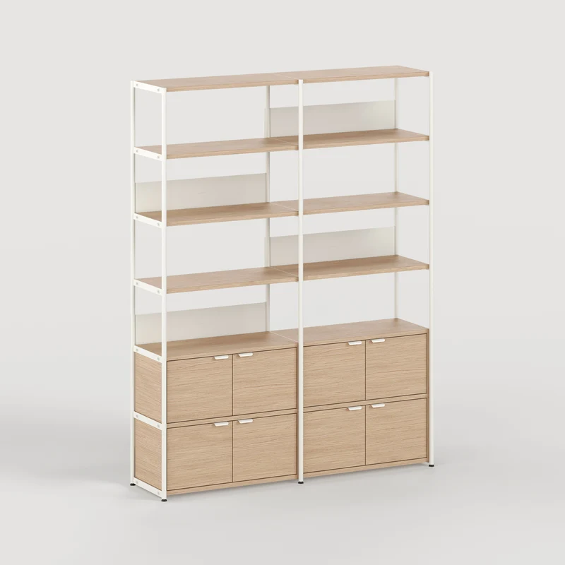 Etagère UNIT - H180 à 215 x L164cm - bois éco-certifié