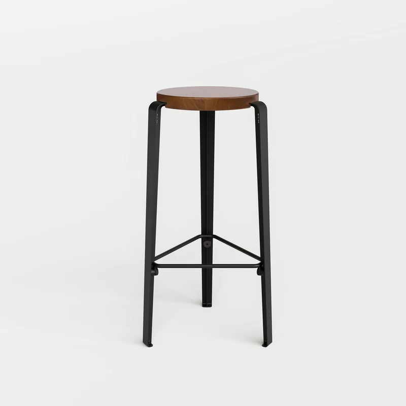 Tabouret de bar LOU - chêne massif