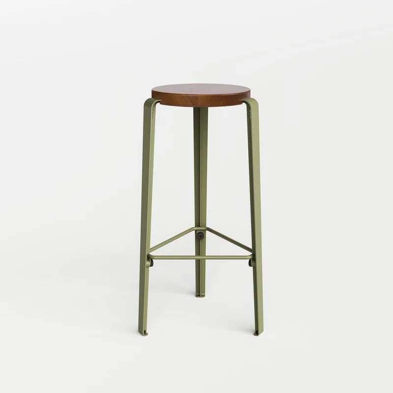 Tabouret de bar LOU - chêne massif