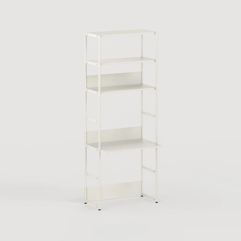 Etagère bureau UNIT - H180 à 215 x L84cm - acier thermolaqué