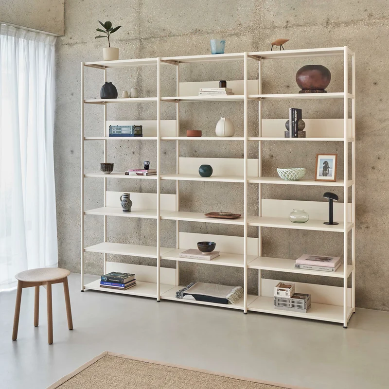 Etagère UNIT - H180 à 215 x L244cm - acier thermolaqué