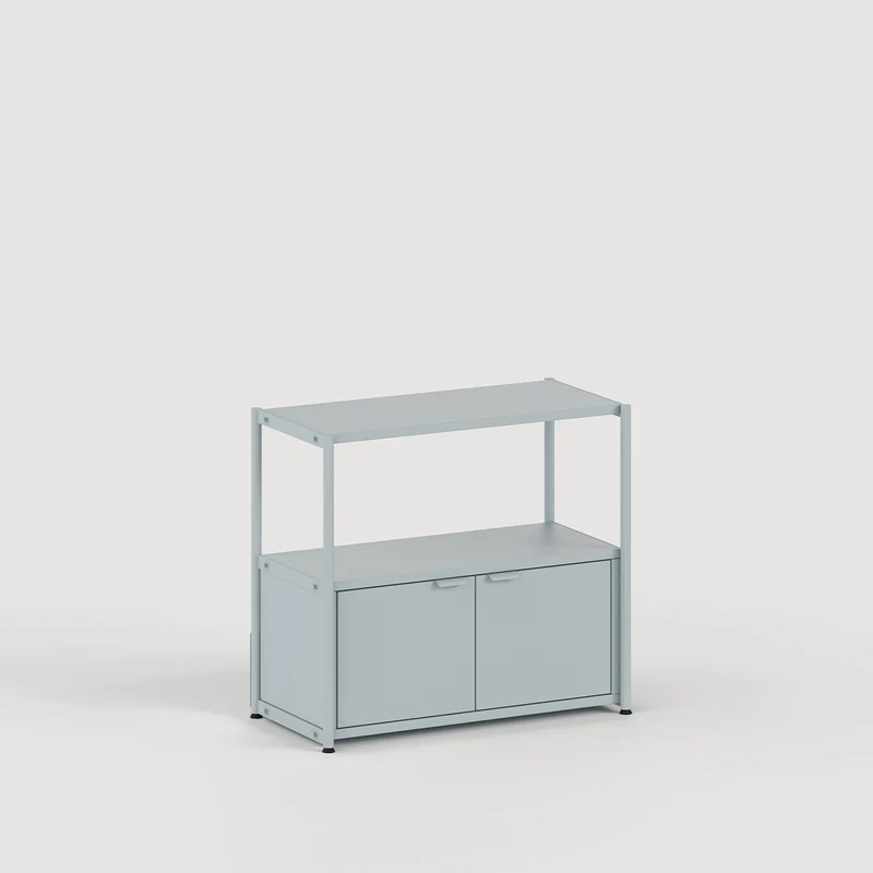 Etagère UNIT - H75 à 85 x L84cm - acier thermolaqué
