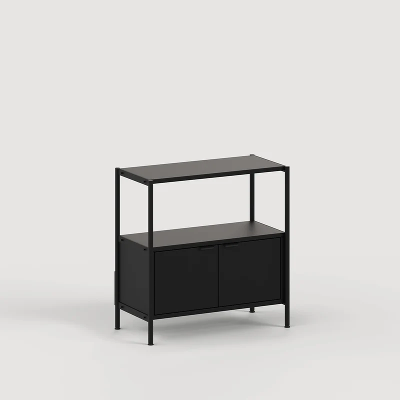 Etagère UNIT - H75 à 85 x L84cm - acier thermolaqué