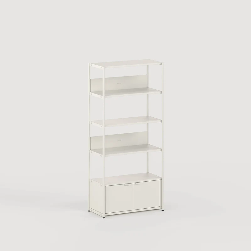 Etagère UNIT - H180 à 215 x L84cm - acier thermolaqué
