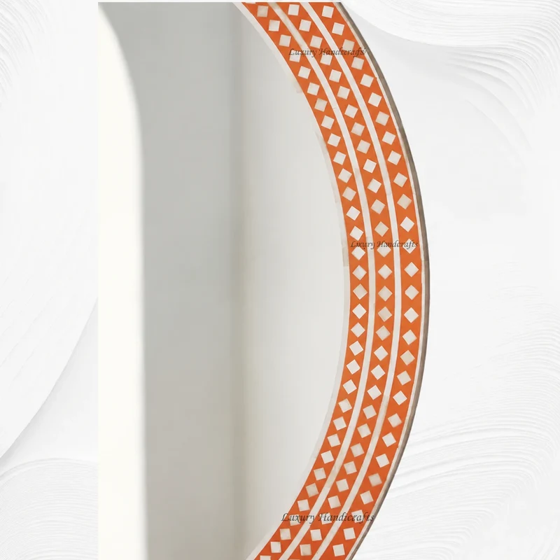 Bone Inlay Devina Mirror Orange