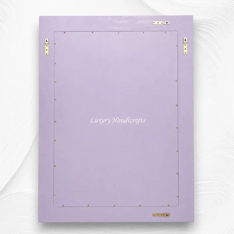 Asher Bone Inlay Stripe Mirror Lilac