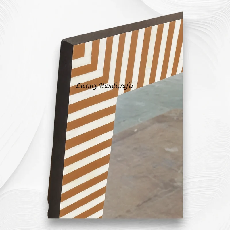 Asher Bone Inlay Stripe Mirror Almond