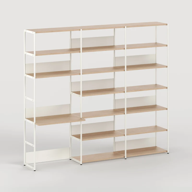 Etagère bureau UNIT - H180 à 215 x L244cm - bois éco-certifié