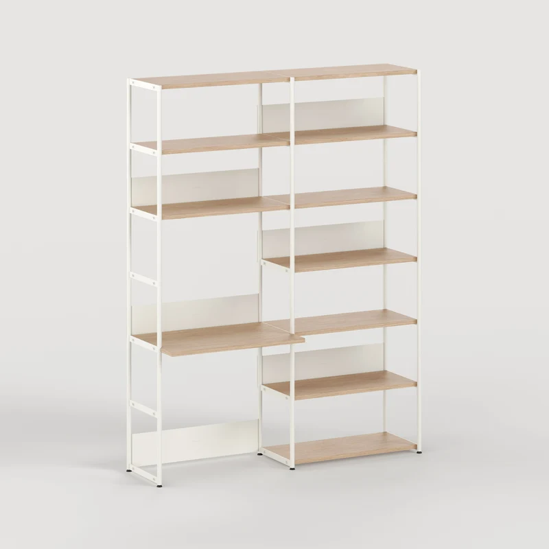 Etagère bureau UNIT - H180 à 215 x L164cm - bois éco-certifié