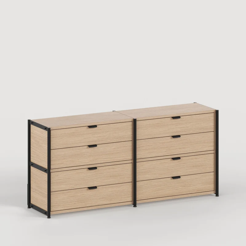 Etagère UNIT - H75 à 85 x L164cm - bois éco-certifié