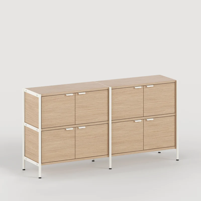 Etagère UNIT - H75 à 85 x L164cm - bois éco-certifié