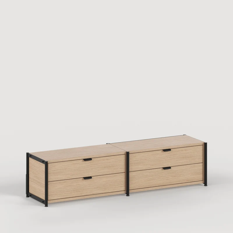 Etagère UNIT - H40 à 50 x L164cm - bois éco-certifié