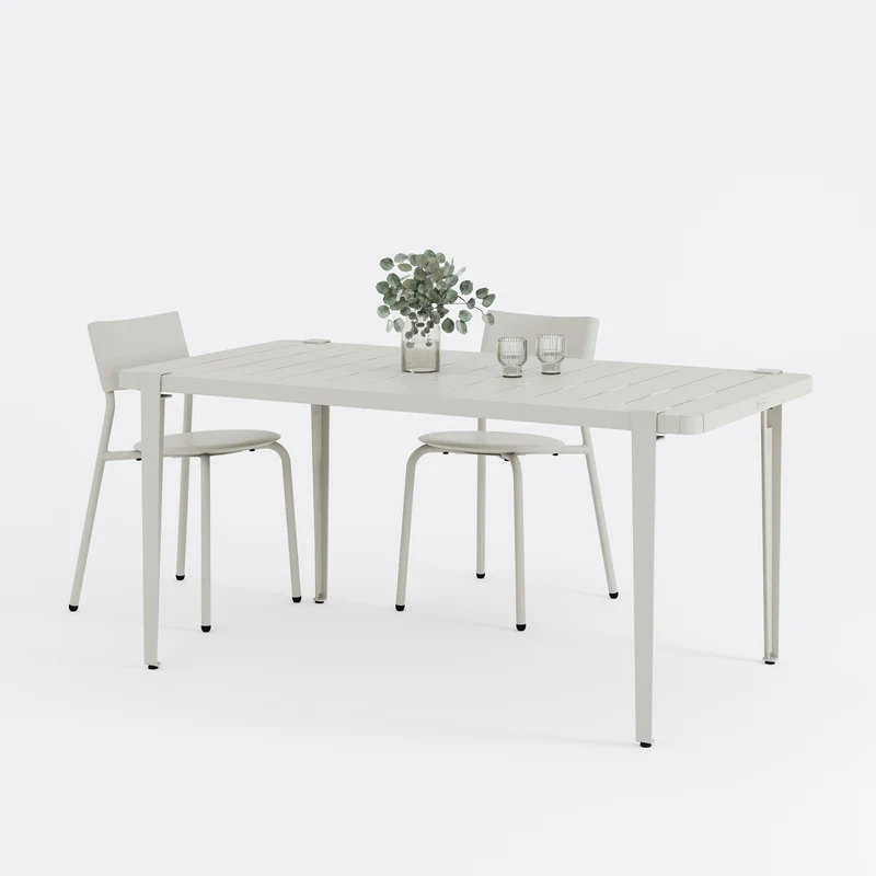 Table de jardin - acier thermolaqué