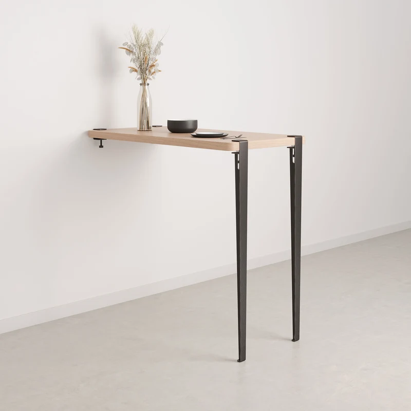 Table haute murale TIPTOE - bois éco-certifié