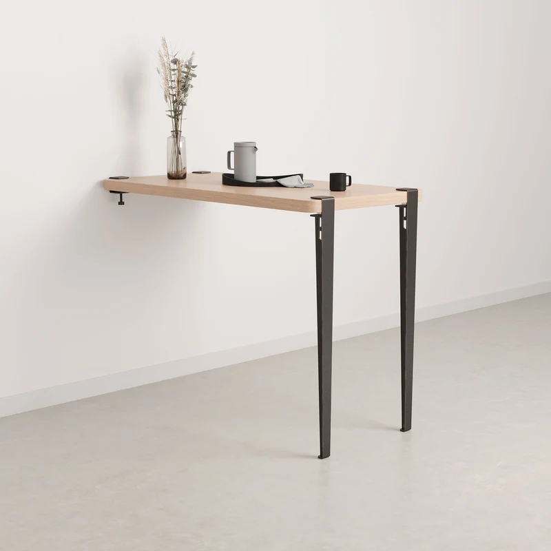 Table haute murale TIPTOE - bois éco-certifié