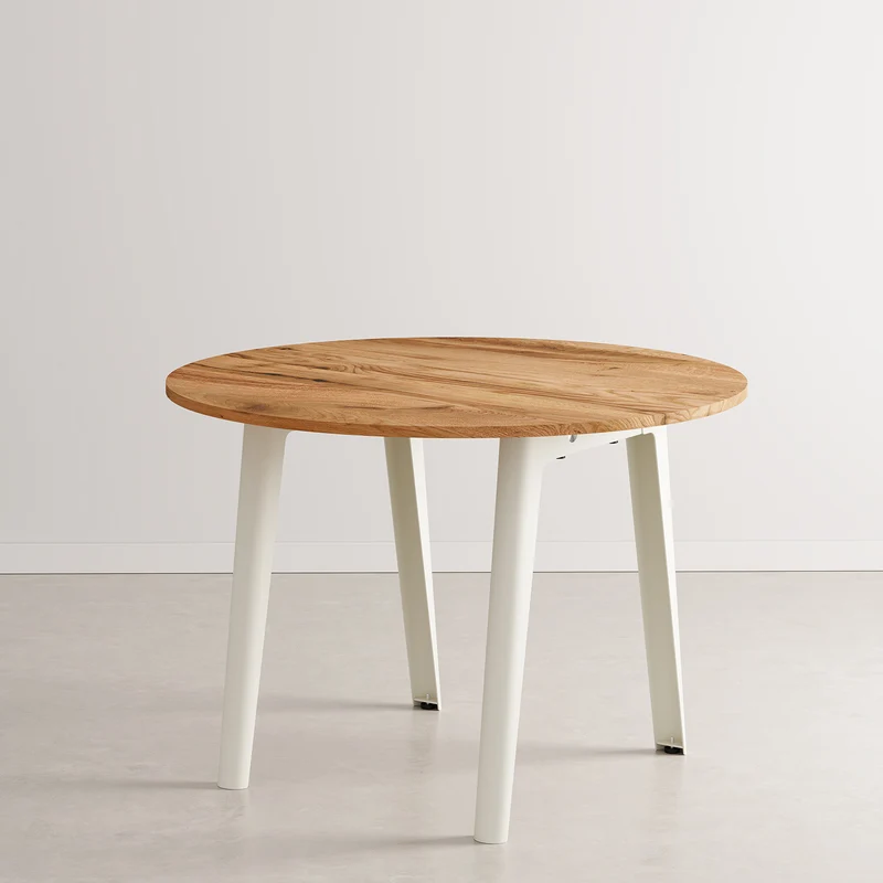 Table ronde NEW MODERN Ø 110cm - bois ancien recyclé