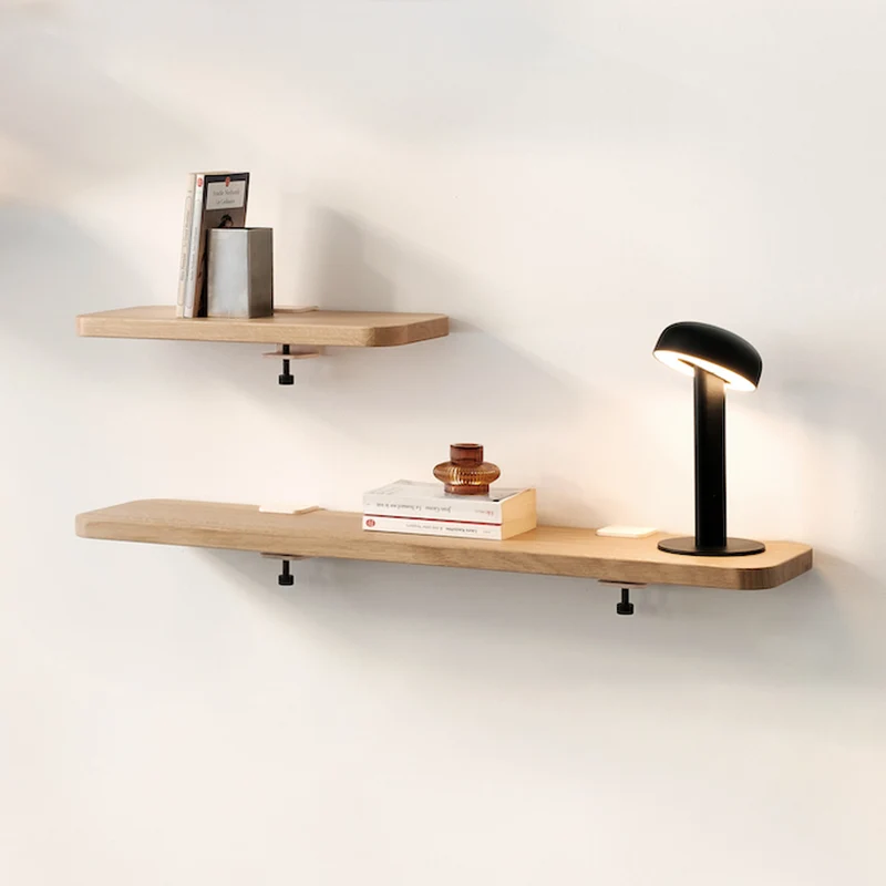 Etagère murale BRACKET - chêne massif - 60 à 150cm