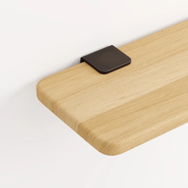 Etagère murale BRACKET - chêne massif - 60 à 150cm