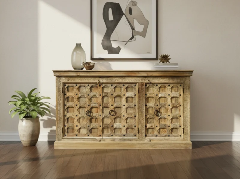 Buffet Bakhra 3 portes naturel